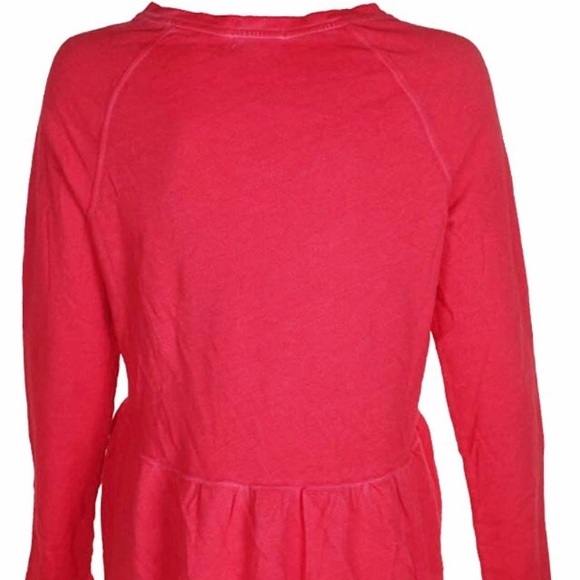 STYLE & CO $50 Bright Rose PEPLUM FLOUNCE Top NWT XS - Picture 15 of 16